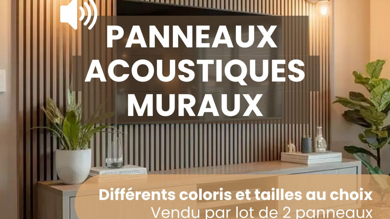 Panneaux acoustiques muraux