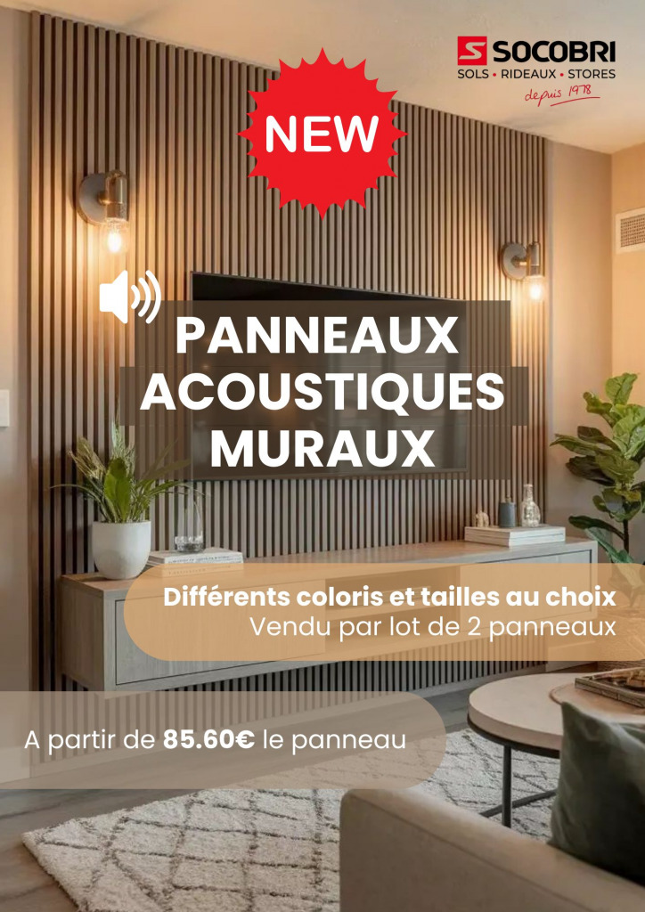 Panneaux acoustiques muraux
