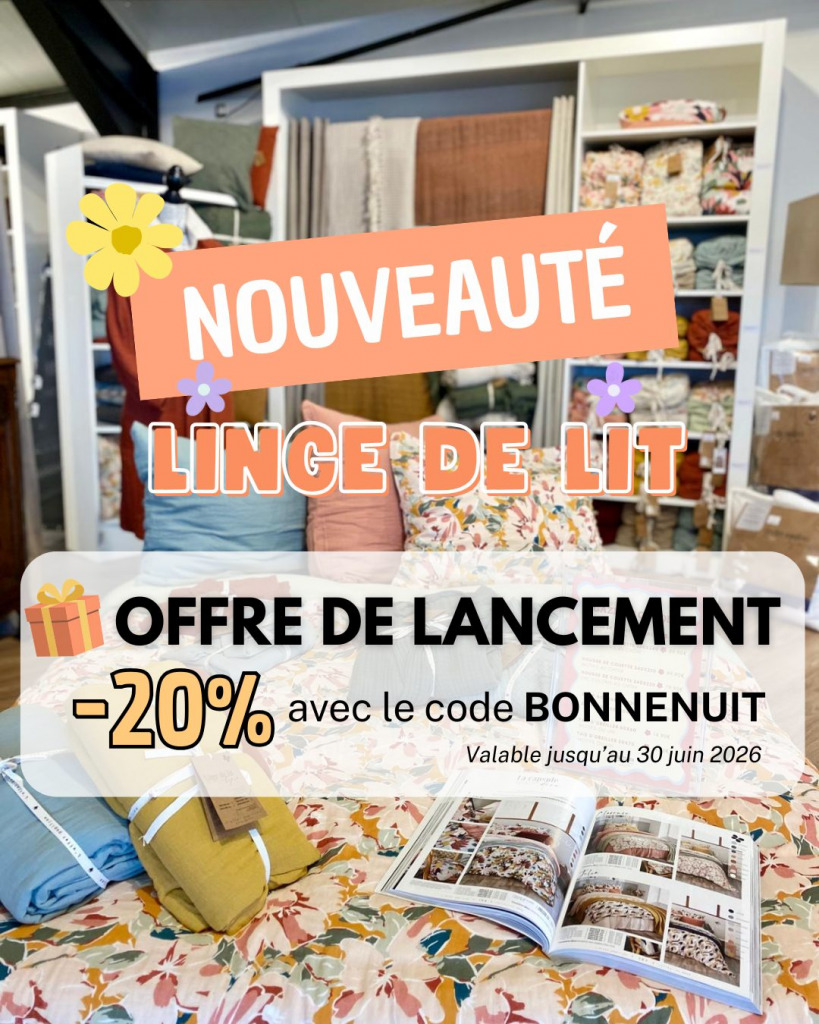 NOUVEAU : Le grand retour du linge de lit