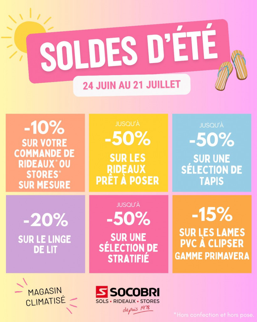 SOLDES D'été 2026